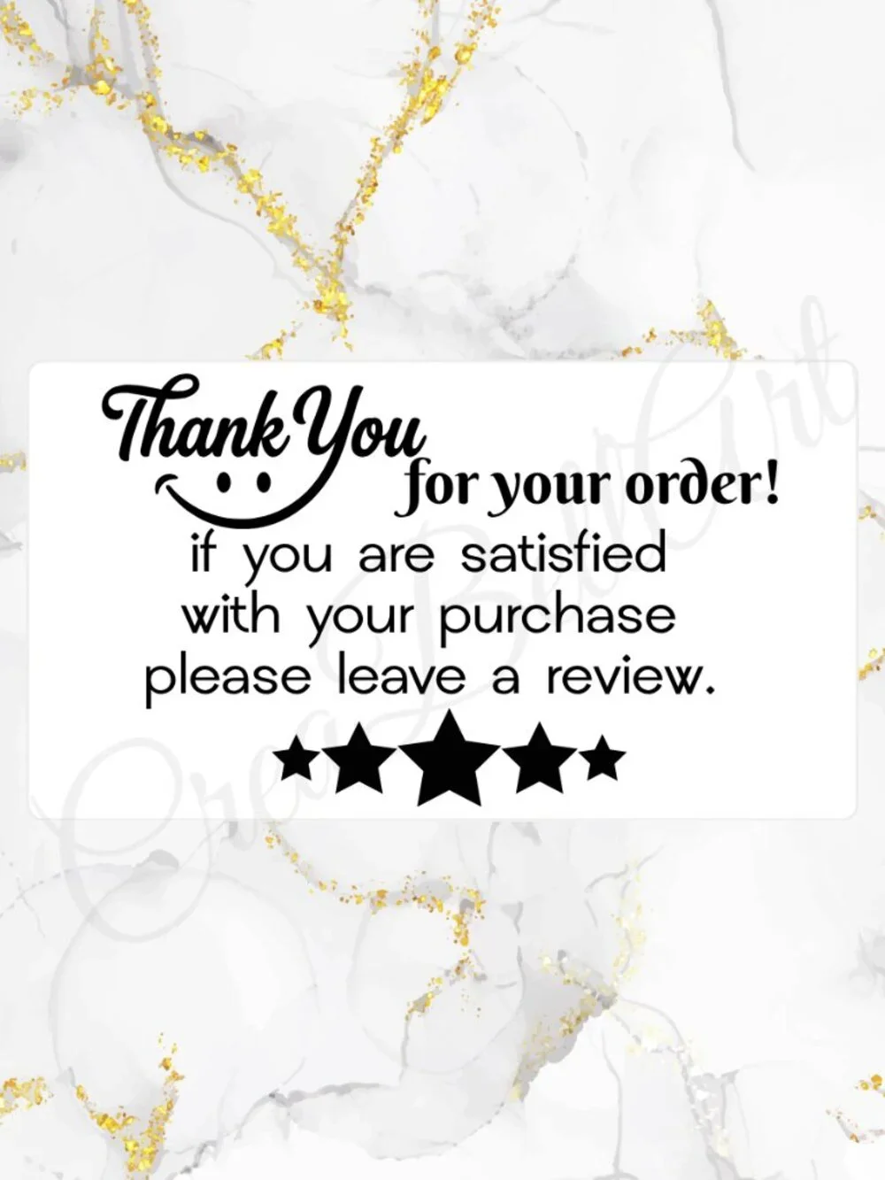 100 Thank you Stickers for Packaging Review Stickers | Small Business Labels
